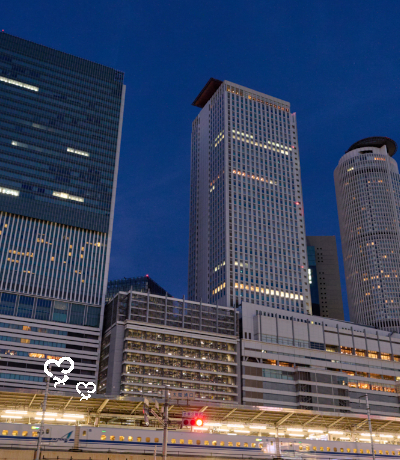 夜の名古屋駅