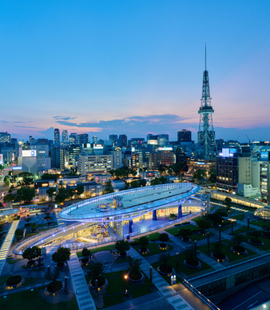 オアシス21の夜景画像