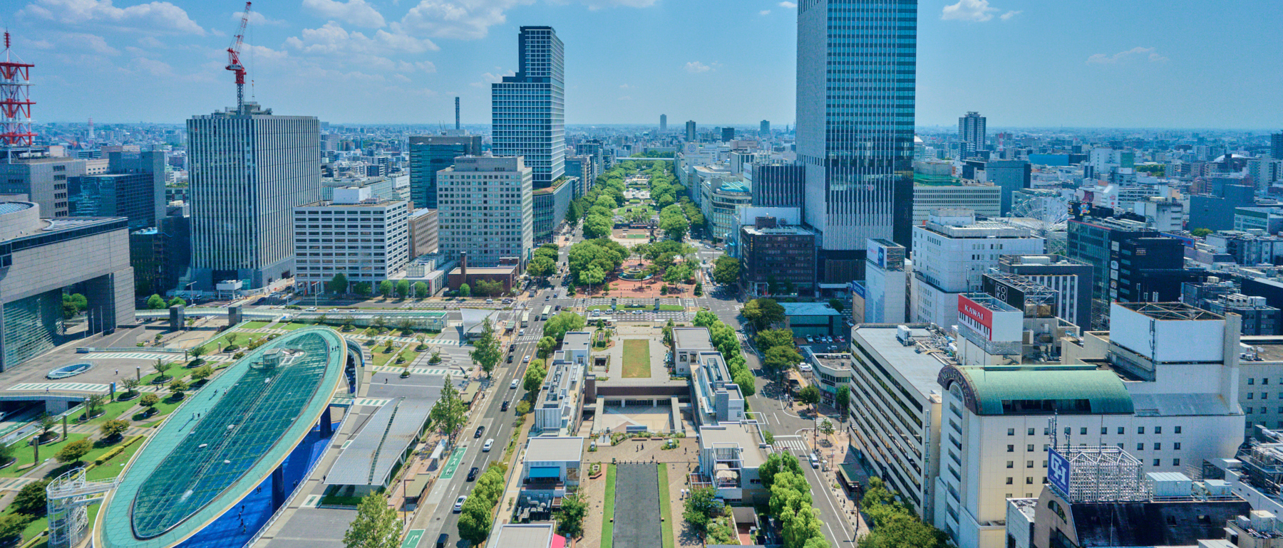 写真：名古屋の街並み