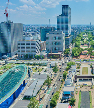 写真：名古屋の街並み