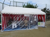 写真：華道連盟ブース