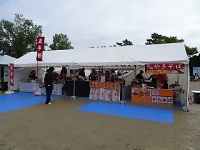 写真：中川区商店街連合会ブース