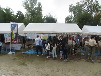 写真：市立工業高校のブース