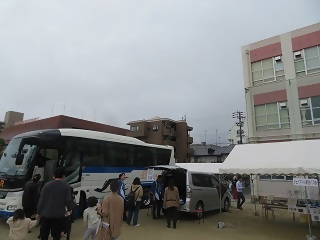 写真：ジェイアール東海バス株式会社のバス展示