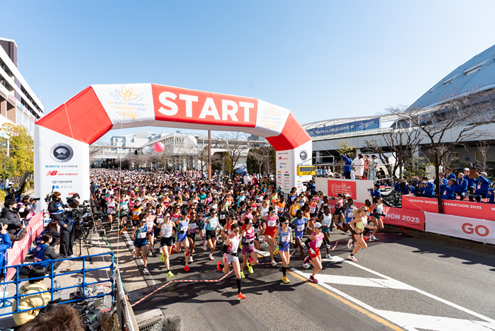 写真：名古屋シティマラソンの様子