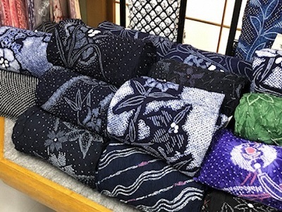 写真:ゆかたの反物