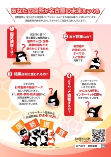 写真:国勢調査PRチラシ裏(名古屋グランパスタイアップ)