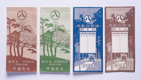 写真：市電回数券乗車券