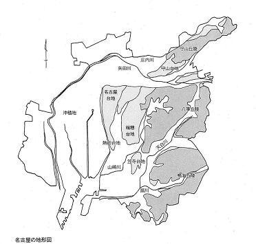 地図：名古屋市域