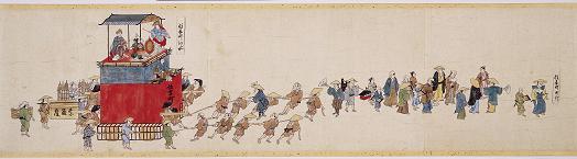 写真:名古屋若宮祭礼図巻