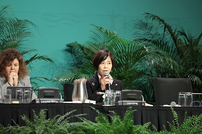 写真:国際自治体会議での意見交換の様子