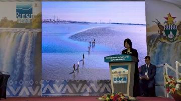 写真:湿地都市フォーラムの様子