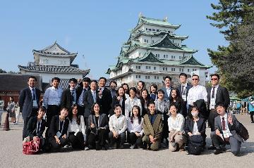 写真:名古屋城 エクスカーションの様子