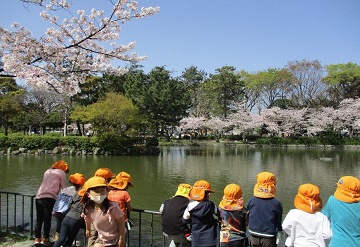写真:散歩先(名城公園)の様子です。