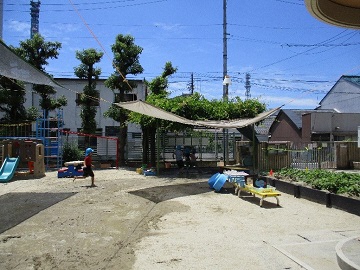 写真:園庭の様子です。