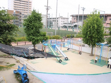 写真:園庭です。