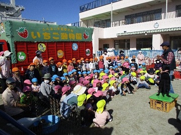 写真:行事(いちご動物園)の様子です