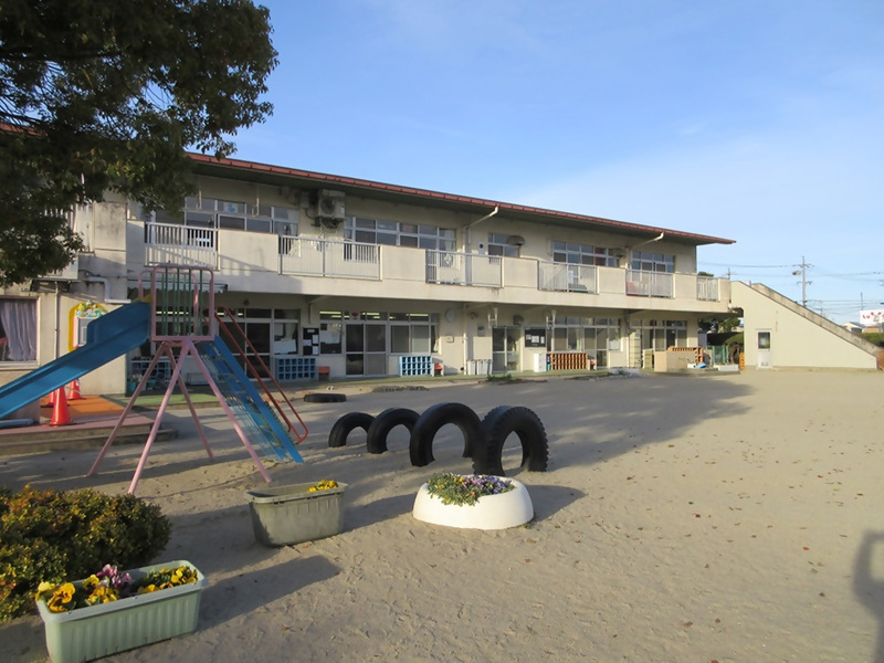 富田第二保育園の外観です