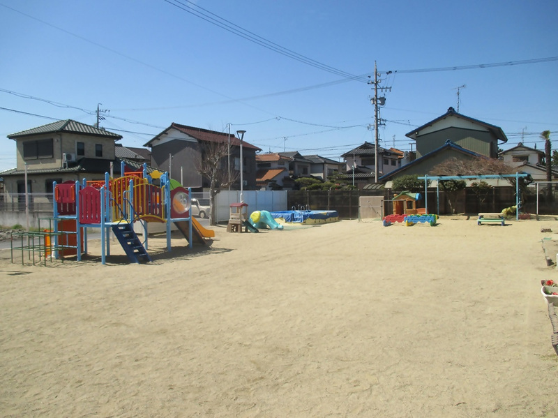 南陽第三保育園の園庭です