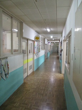 写真:廊下です