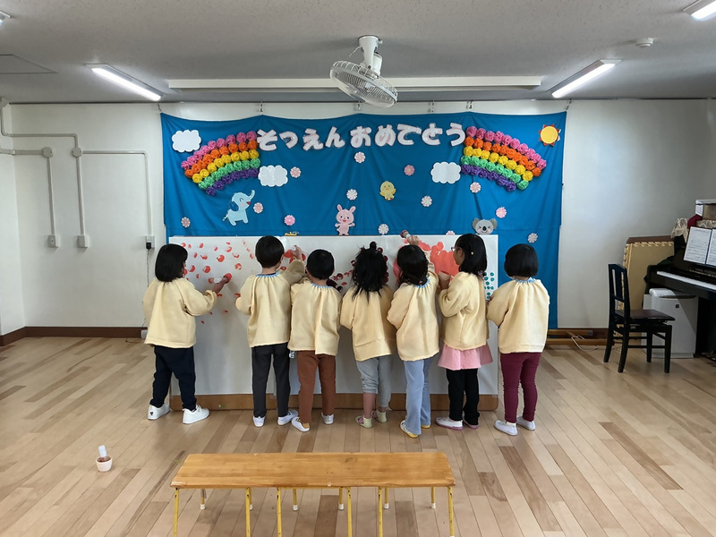 本地保育園の保育活動の様子です