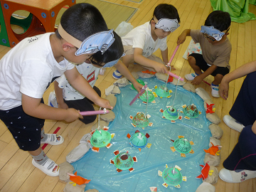 写真:夏まつりの様子です。