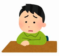 イラスト:こまっているこども