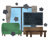 イラスト:よごれたへや