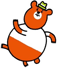 イラスト:名古屋市国民健康保険特定健康診査イメージキャラクター「メタボリっくま」