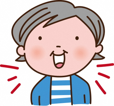 発声トレーニングをする女性のイラスト