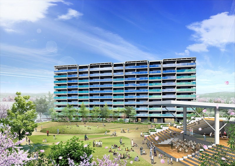 イラスト：分譲マンションのイメージ