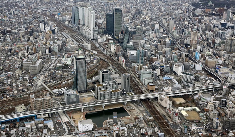 写真:ささしまライブ24上空撮影