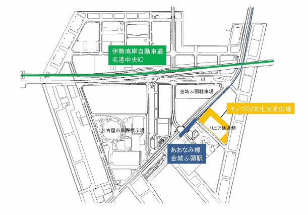 地図:モノづくり文化交流広場