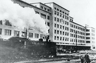 写真：1937年（昭和12年）名古屋駅新築移転時