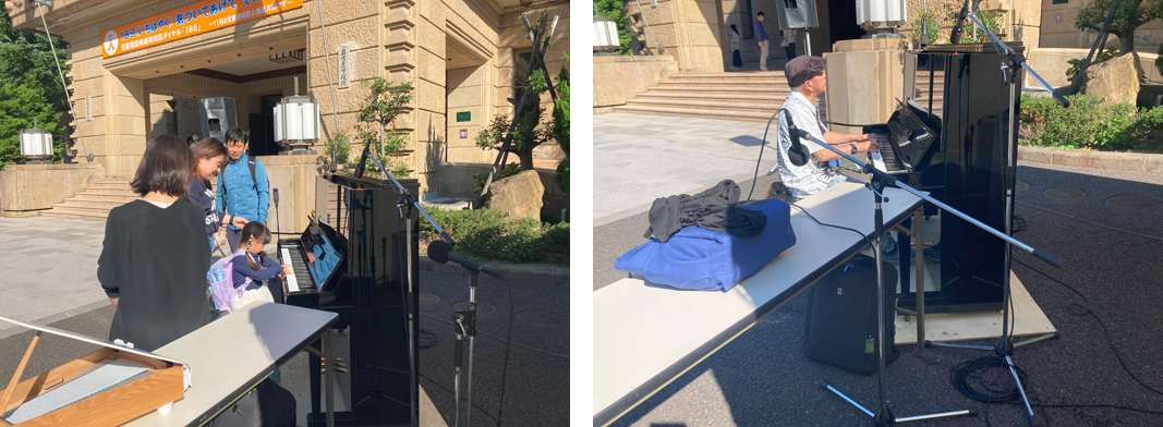 写真：ストリートピアノ