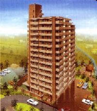 写真:完成した建物