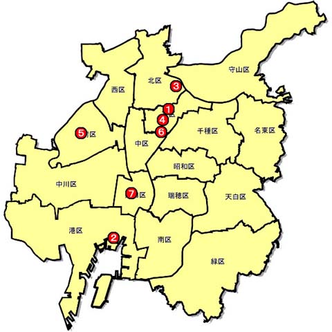 地図：住宅市街地総合整備事業(密集住宅市街地整備型)地区位置図