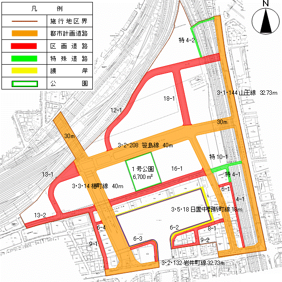 地図：整備計画図
