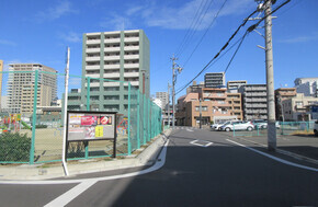写真：区画道路の整備後