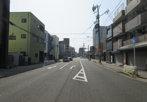 写真：車道町線の整備後