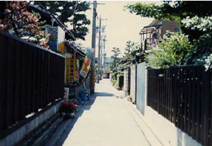 写真：手代町線の整備前