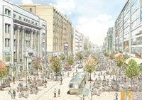 イラスト:広小路ルネサンス構想イメージ