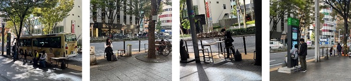 写真：なごまちテラス活用方法