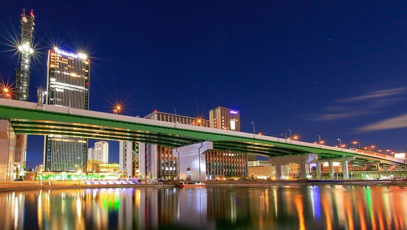 夜の堀止の写真