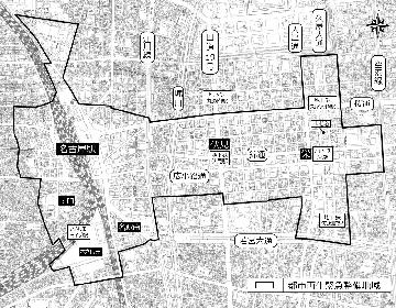 地図:都市再生緊急整備地域の区域図