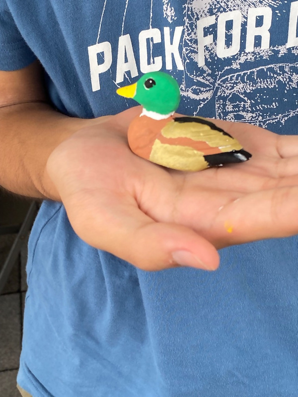 写真3　カモの完成品