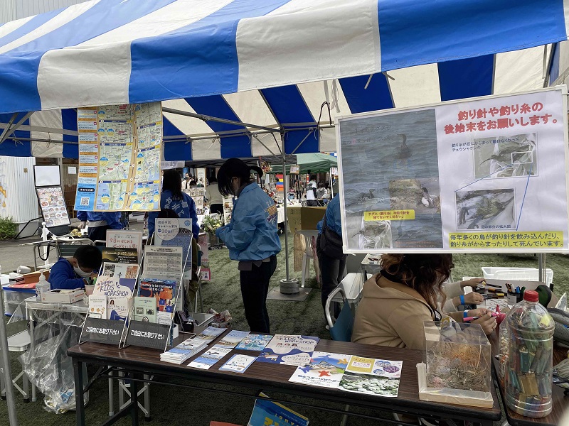 写真：ワークショップ内の展示