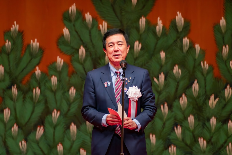 広沢市長あいさつの写真