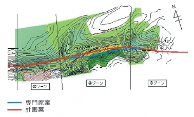 イラスト:計画路線の線形について