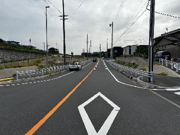 写真:事業中の様子(起点付近)